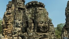 Angkor Thom Super Faces, Siem Reap, Cambodia